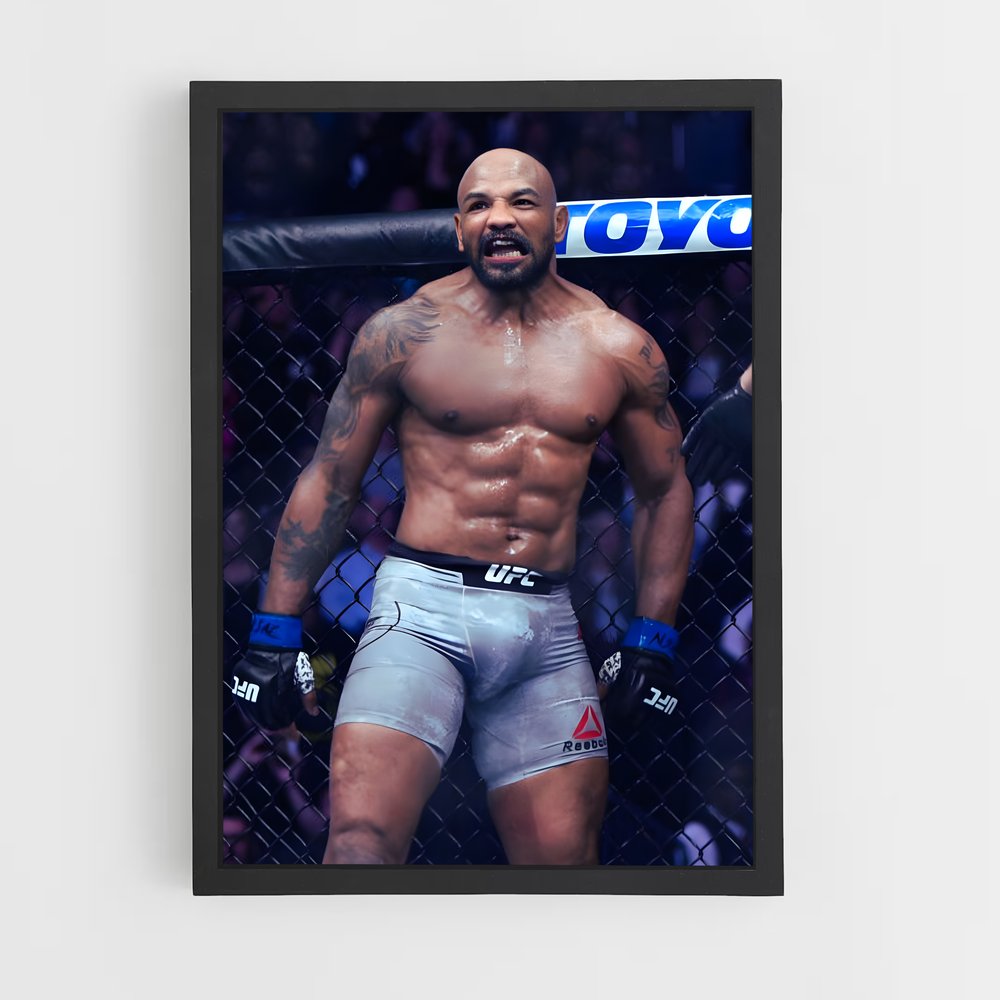 Poster Brock Lesnar vs Yoel Romero – affiche MMA (vue 2)